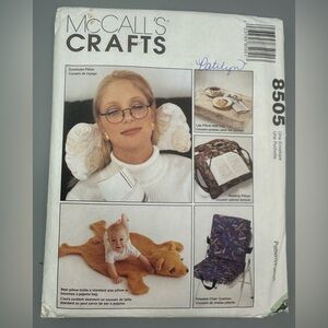 McCalls Crafts #8505 Sewing Pattern - NOVELTY PILLOW